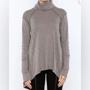 Free People We the Free - Split Back Turtleneck Ribbed Sweater
Oversized
